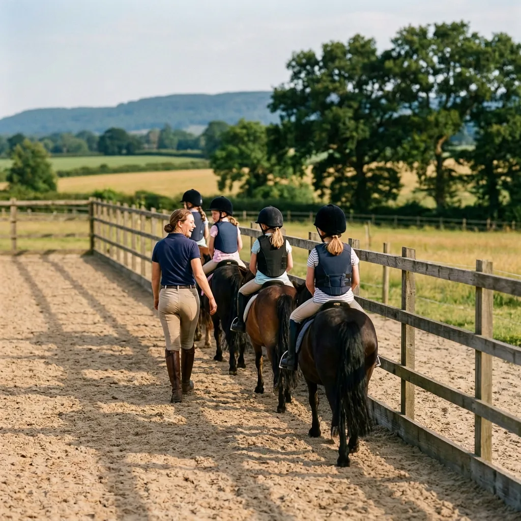 Cours de poney à Messimy, Rhône